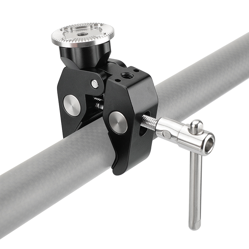 CAMVATE Multi-purpose Super Crab Clamp With ARRI Rosette Mount M6 Female Thread