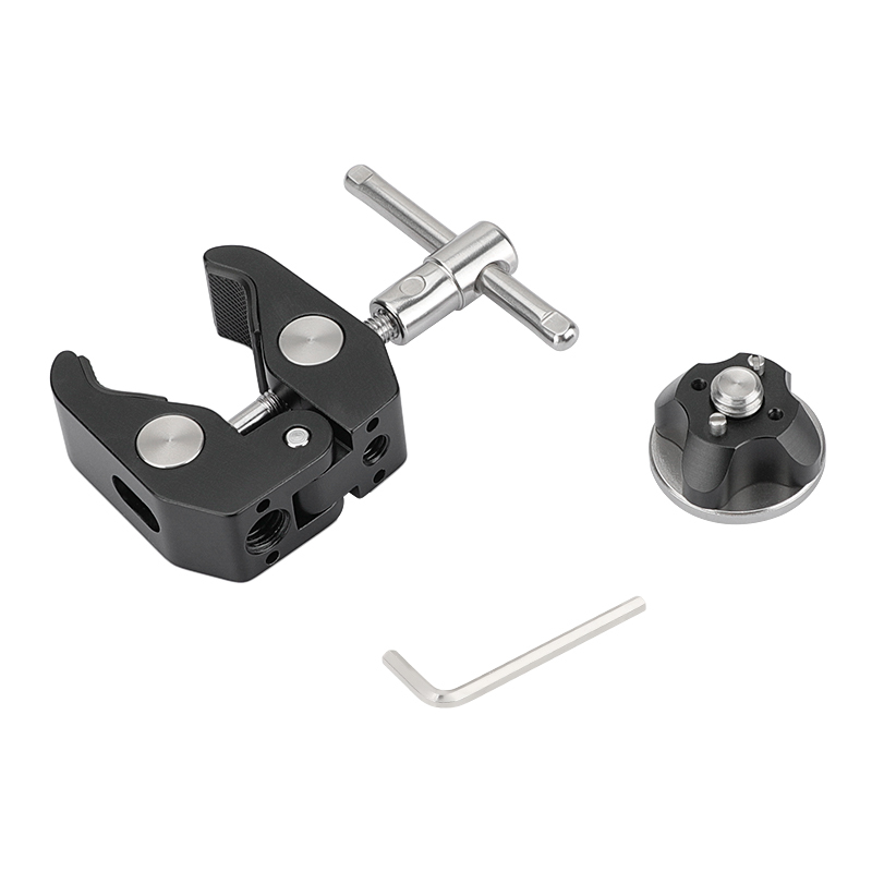 CAMVATE Multi-purpose Super Crab Clamp With ARRI Rosette Mount M6 Female Thread