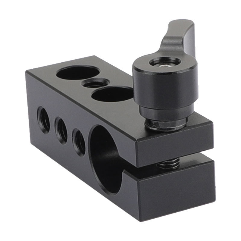 CAMVATE 1/4" Thread 15mm Rod Clamp fr SLR Camera Support Rig Monitor LED Handle Grip