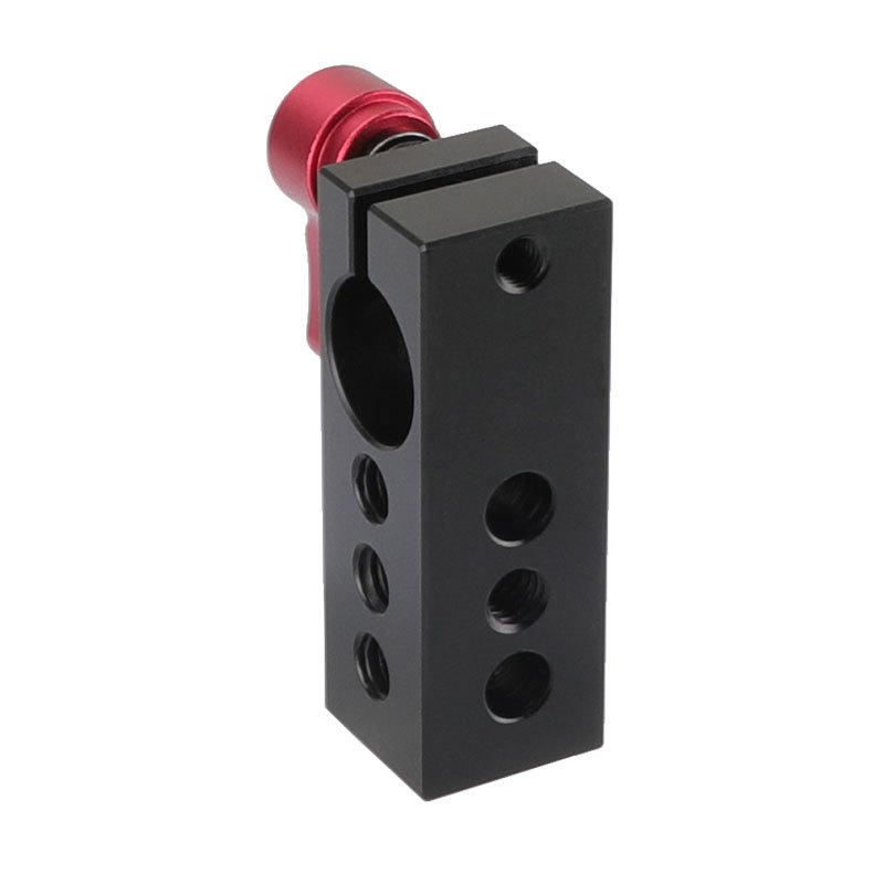 CAMVATE 15mm Rod Clamp Holder w/ 1/4" Thread for DSLR Rig Rail Support Magic Arm Monitor