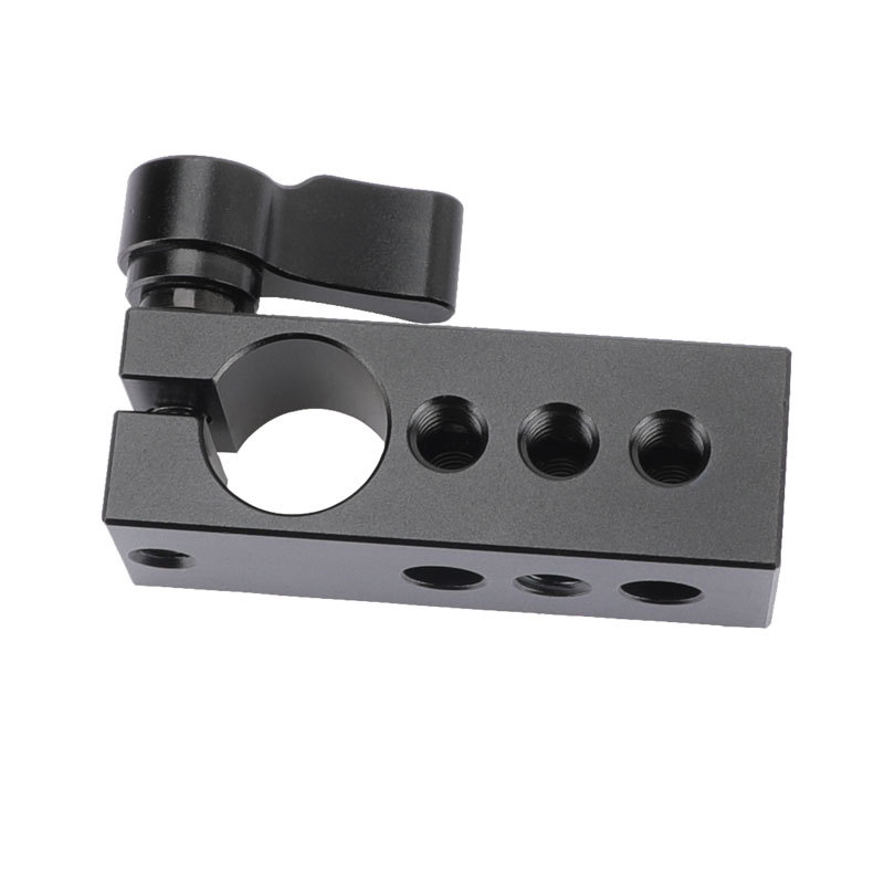 CAMVATE 1/4" Thread 15mm Rod Clamp fr SLR Camera Support Rig Monitor LED Handle Grip