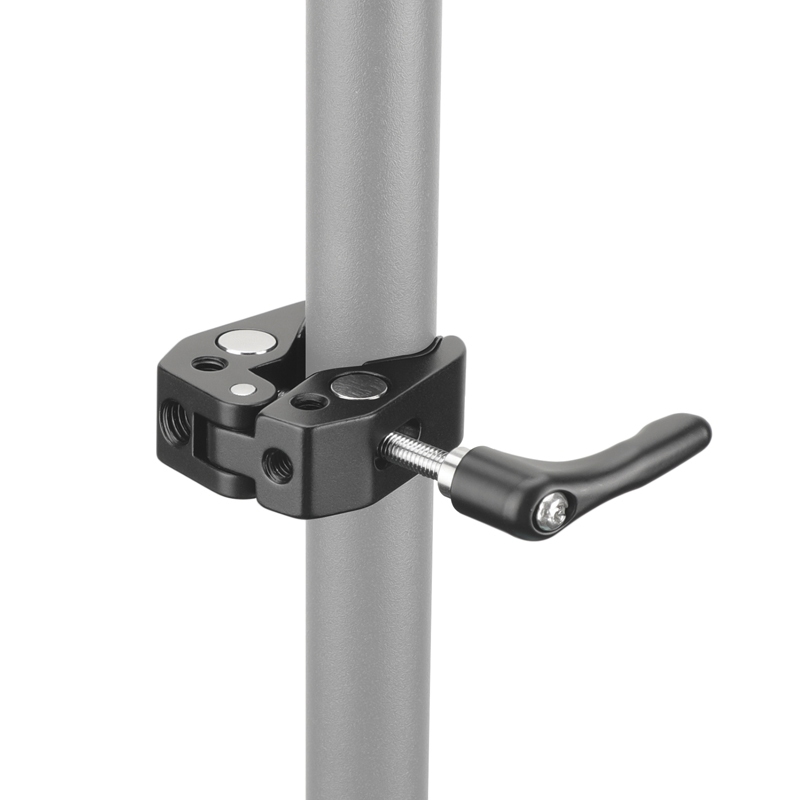 CAMVATE Universal Super Crab Gripper Clamp With Strengthened Screw Knob And 1/4"-20 Mounting Points