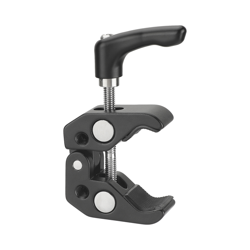 CAMVATE Universal Super Crab Gripper Clamp With Strengthened Screw Knob And 1/4"-20 Mounting Points