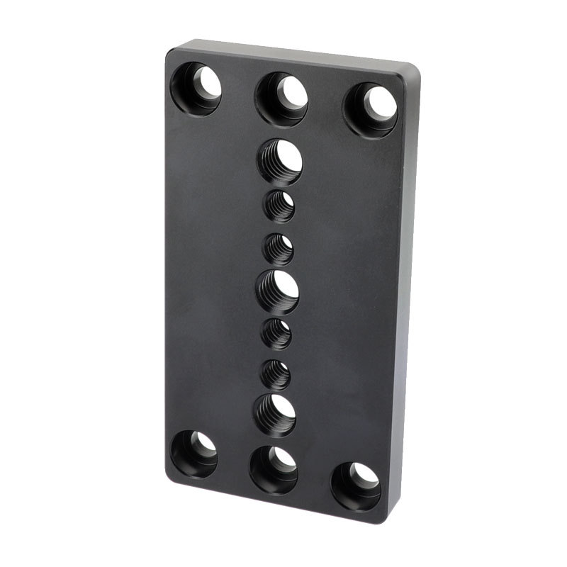 CAMVATE 1/4" & 3/8" Thread Cheese Baseplate Tripod Mounting Plate for Railblock DSLR Camera Cage Stabilizer