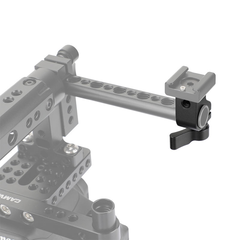 CAMVATE 15mm Rod Clamp （Adjustable Black Ratchet Wingnut）