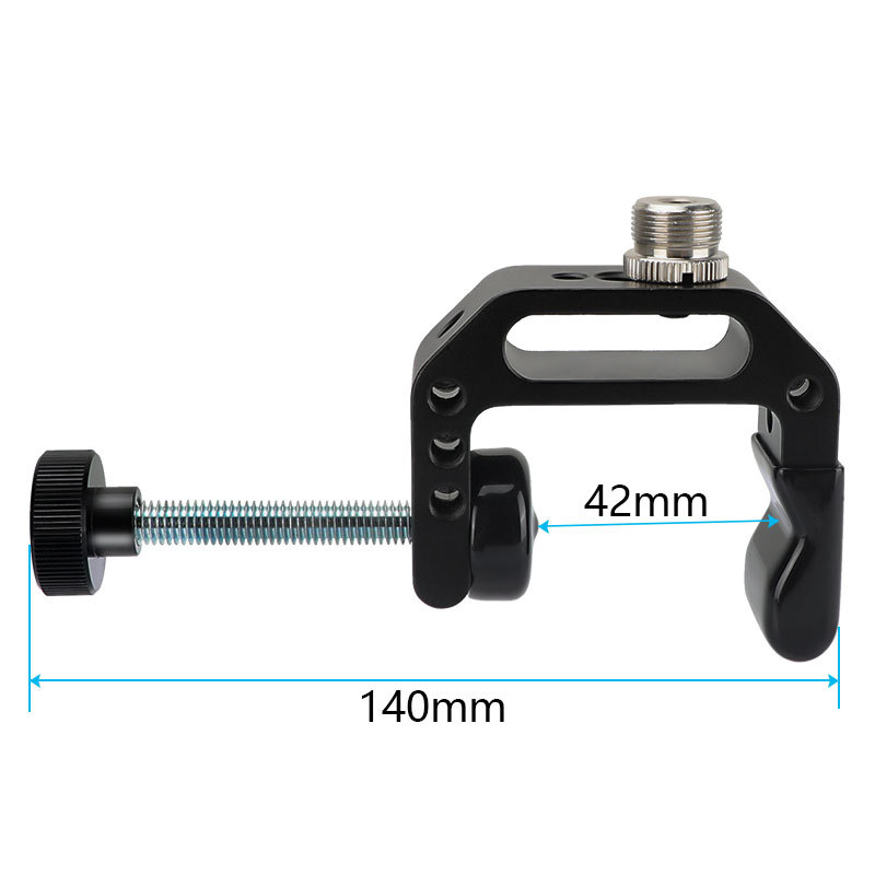 CAMVATE Ultraclamp with 5/8"-27 thread for  microphones