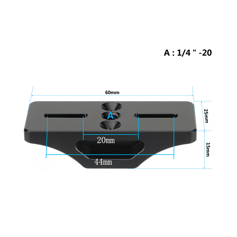 CAMVATE Extension Support With Shoe Adapter For BlackMagic Micro Signal Converter HDMI To SDI 3G