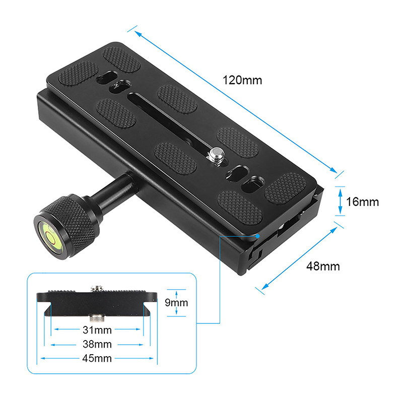 CAMVATE 120mm Quick Release Plate Kit Arca Style