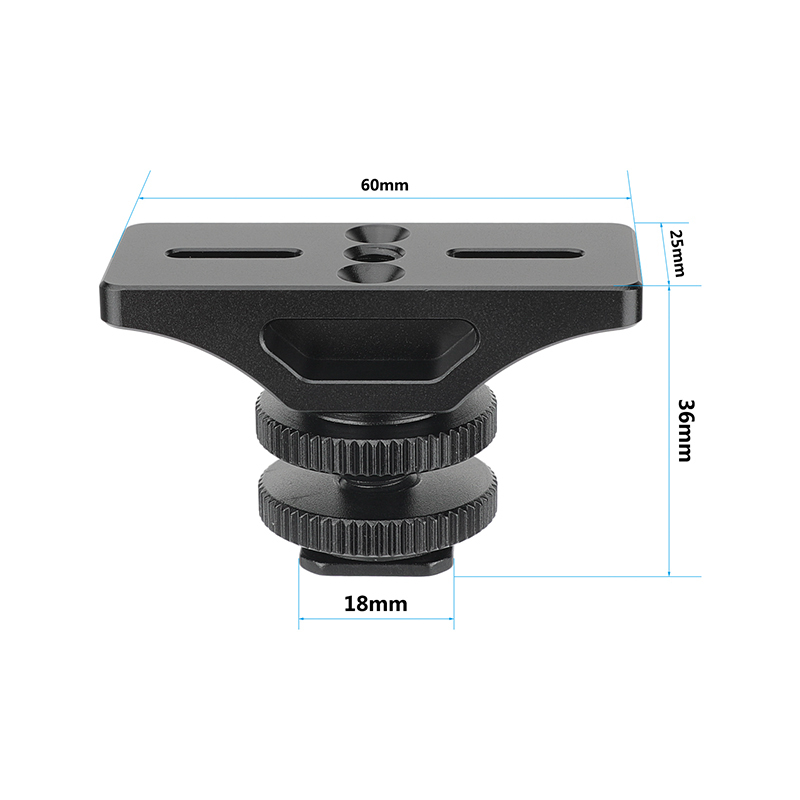 CAMVATE Extension Support With Shoe Adapter For BlackMagic Micro Signal Converter HDMI To SDI 3G