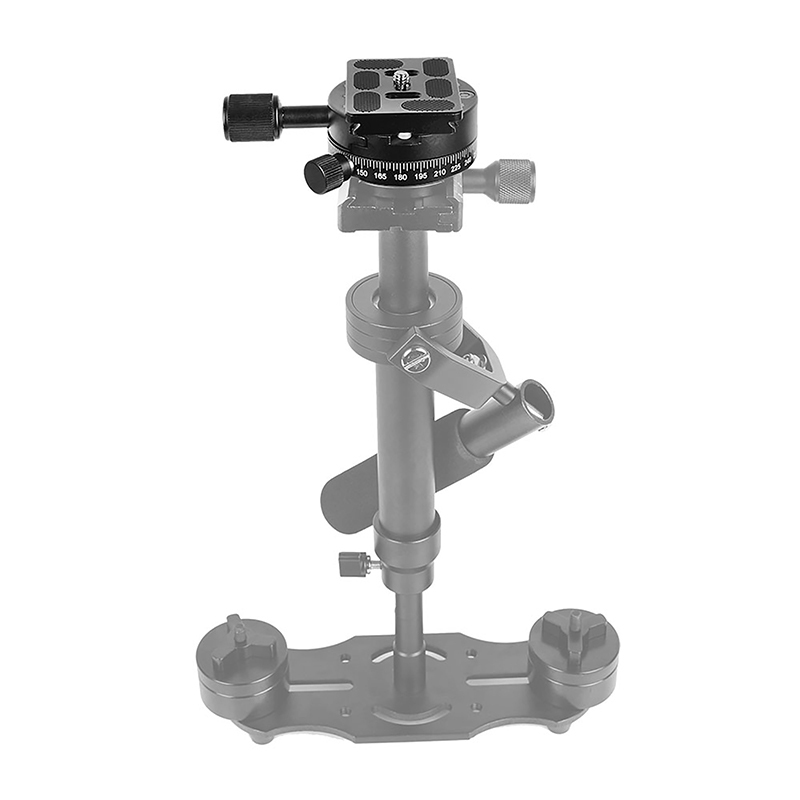 CAMVATE 360 Degree Rotating Panoramic Tripod Head Mounting Quick Release Plate Kit