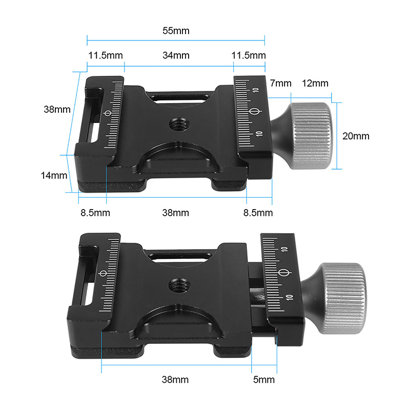 CAMVATE 38mm QR Clamp Arca Swiss Standard
