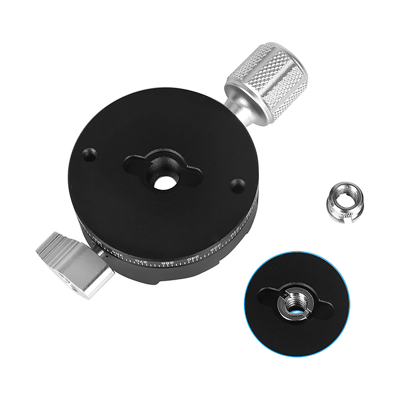 CAMVATE 360 Degree Panoramic Tripod Head Clamp Quick Release Clamp Acra Swiss Standard