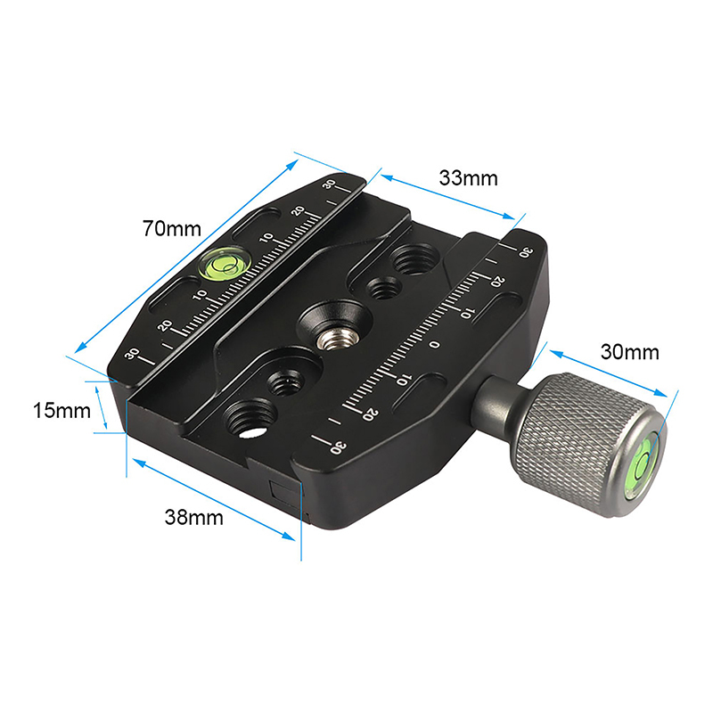 CAMVATE 70mm Long Quick Release Clamp Arca Swiss Plate Compatible For Camera And Tripod