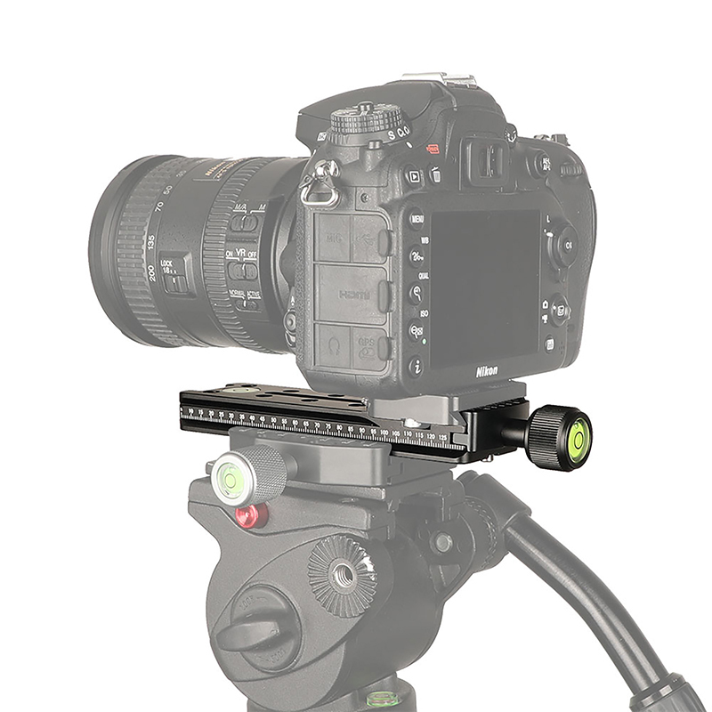 CAMVATE 140mm Slide Rail Long Quick Release Plate Clamp