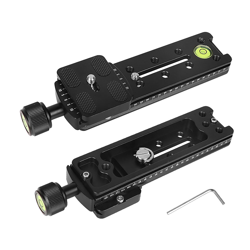 CAMVATE Slide Rail Quick Release Plate Clamp Kit 140mm Long