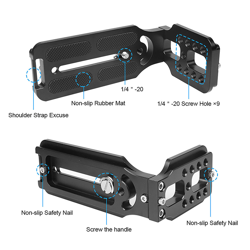 CAMVATE L-Shape Camera Mounting Bracket With 1/4" Screw Arca Swiss Standard