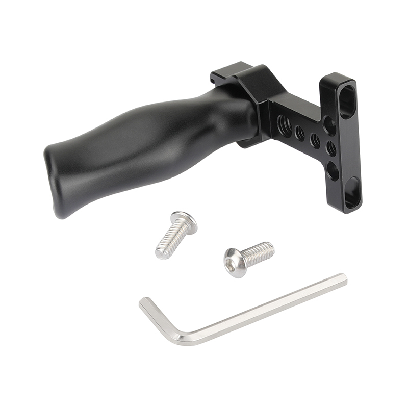 CAMVATE Aluminum Top Hand Grip With 1/4"-20 Mounting Points & Shoe Mount For DSLR Camera Cage Kit