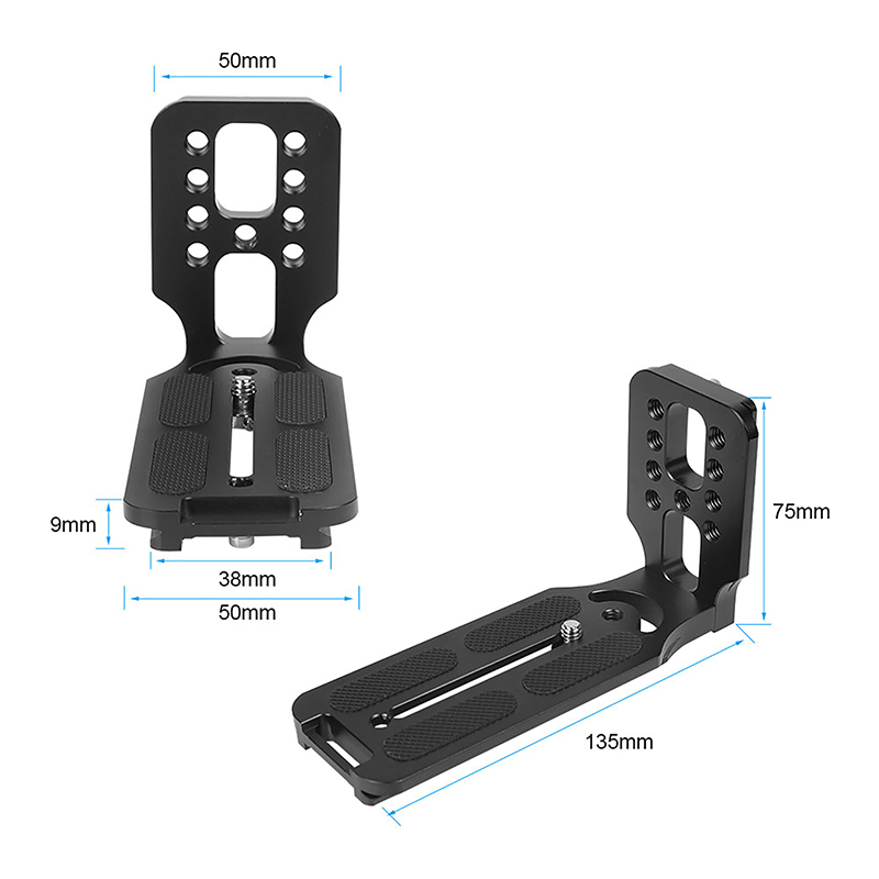 CAMVATE L-Shape Camera Mounting Bracket With 1/4" Screw Arca Swiss Standard