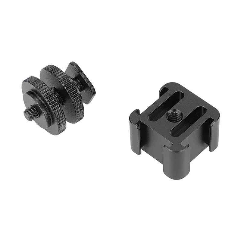 CAMVATE 3-Way Cold Shoe Mount Bundle With Adjustable Shoe Mount Adapter