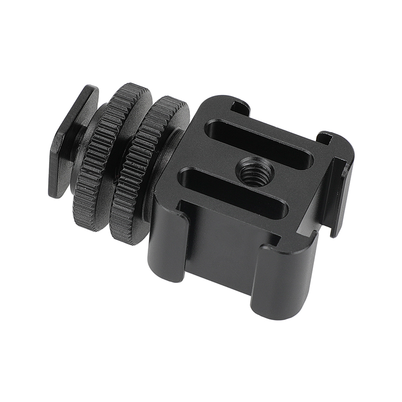 CAMVATE 3-Way Cold Shoe Mount Bundle With Adjustable Shoe Mount Adapter