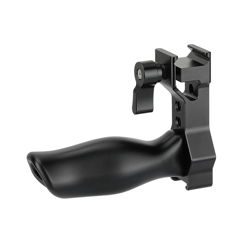 CAMVATE Aluminum Top Hand Grip With Quick Release NATO Clamp Joint And Shoe Mount For DSLR Camera Cage Kit