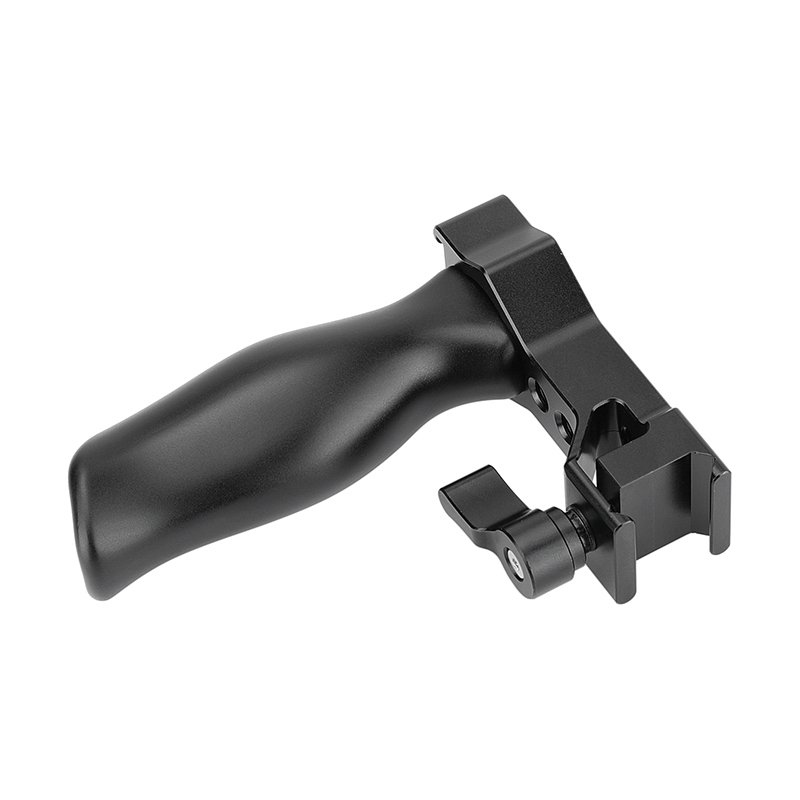 CAMVATE Aluminum Top Hand Grip With Quick Release NATO Clamp Joint And Shoe Mount For DSLR Camera Cage Kit