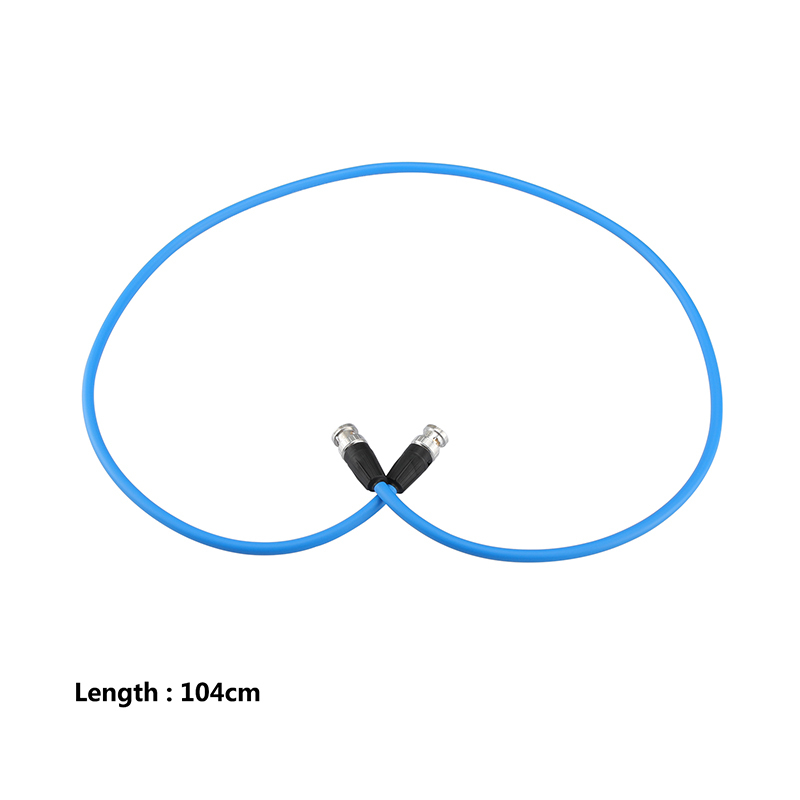 CAMVATE Neutrik BNC Male To BNC HD SDI 4K Video Coaxial Cable LV-61S For FS5 To Atomos Shogun Inferno (Blue)
