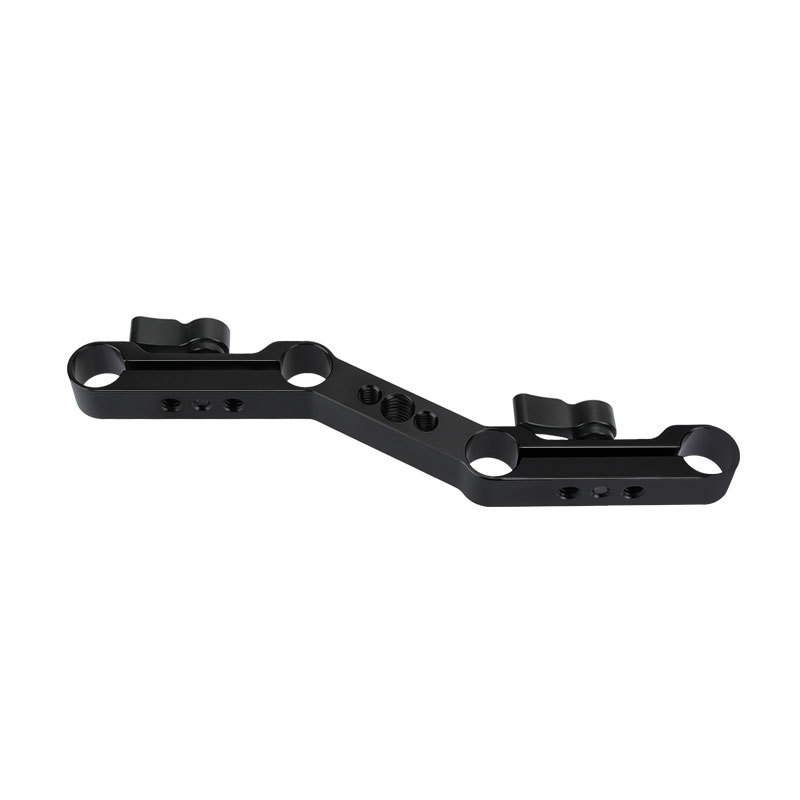 CAMVATE DSLR Z-shape Offset Braket Clamp Mount Block Rig Raiser Movie Kit for 15mm Rod