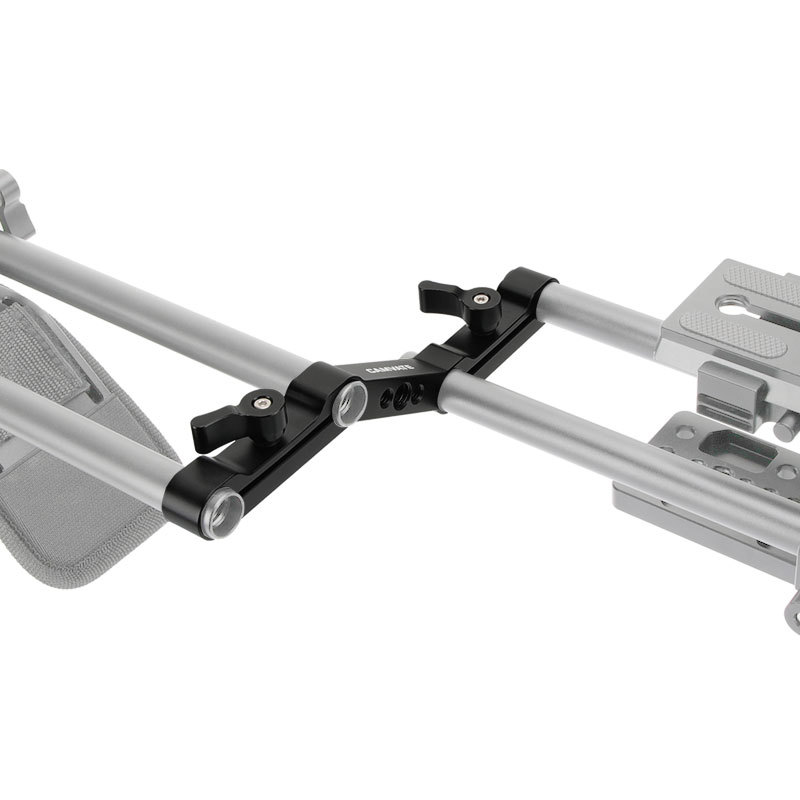 CAMVATE DSLR Z-shape Offset Braket Clamp Mount Block Rig Raiser Movie Kit for 15mm Rod