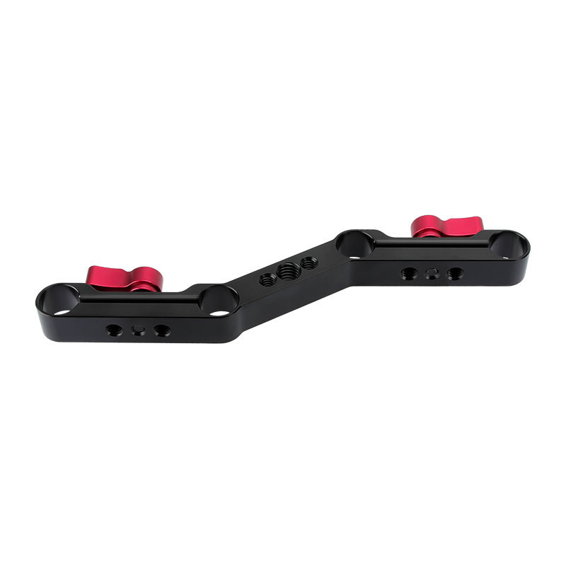 CAMVATE DSLR Camera Camcorder Offset Z-Shape Clamp Mount Bracket for 15mm Rod Support