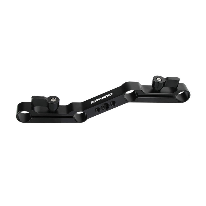 CAMVATE DSLR Z-shape Offset Braket Clamp Mount Block Rig Raiser Movie Kit for 15mm Rod
