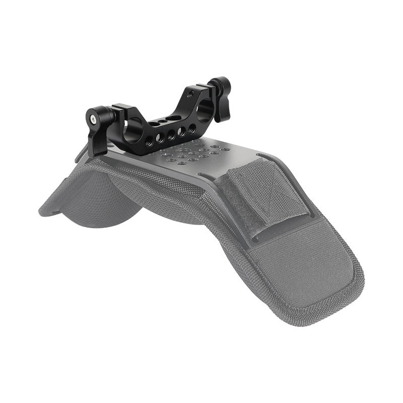 CAMVATE 15mm Rail Rod Clamp 1/4"-20 Thread Black Knob for DLSR Camera Rig Cage Baseplate