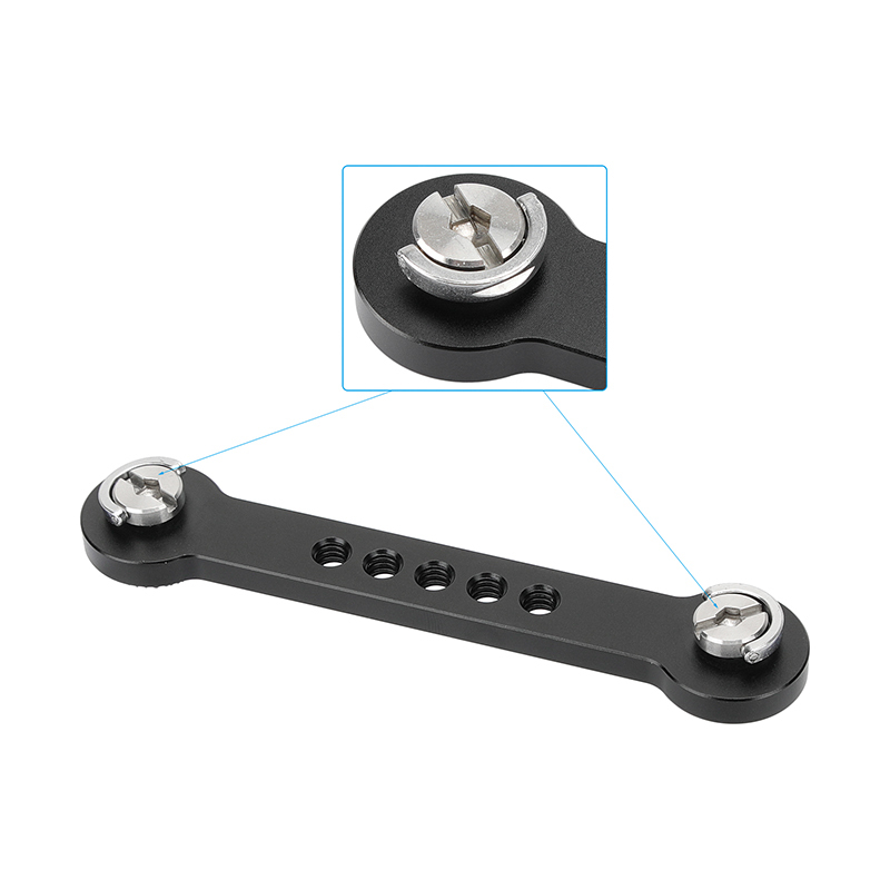 CAMVATE Extension Articulating Arm With Double End 1/4"-20 Thread Screw Mounts For DSLR Camera DIY Cage Rig