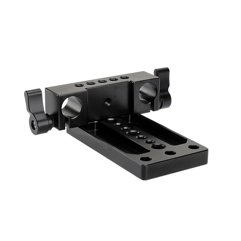 CAMVATE Tripod Mounting Plate Railblock fr 15mm Rod Support System DSLR Camera Rig
