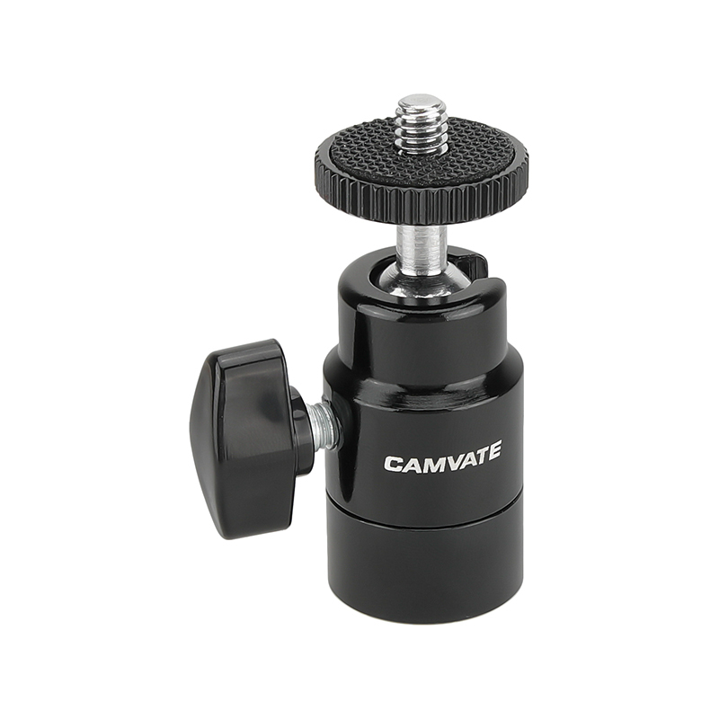 CAMVATE Multi-purpose Adjustable Ball Head Support Holder With 1/4"-20 Thumbscrew Mount & 5/8"-27 Thread Hole