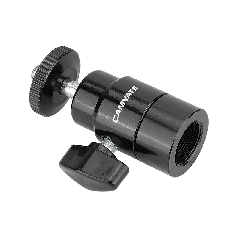CAMVATE Multi-purpose Adjustable Ball Head Support Holder With 1/4"-20 Thumbscrew Mount & 5/8"-27 Thread Hole