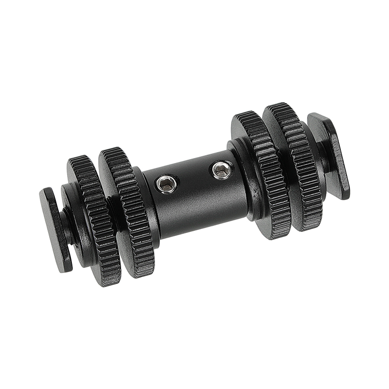 CAMVATE Double-end Cold Shoe Adapters With Lock Nuts