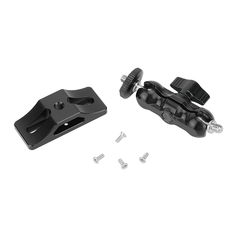 CAMVATE Extension Support With 1/4"-20 Ball Head Support Holder For BlackMagic Micro Signal Converter HDMI To SDI 3G