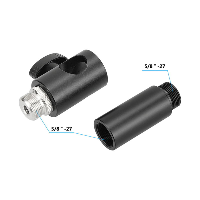 CAMVATE 16mm Light Stand Head With 5/8"-27 Male Thread Screw For Microphone Clip Stand