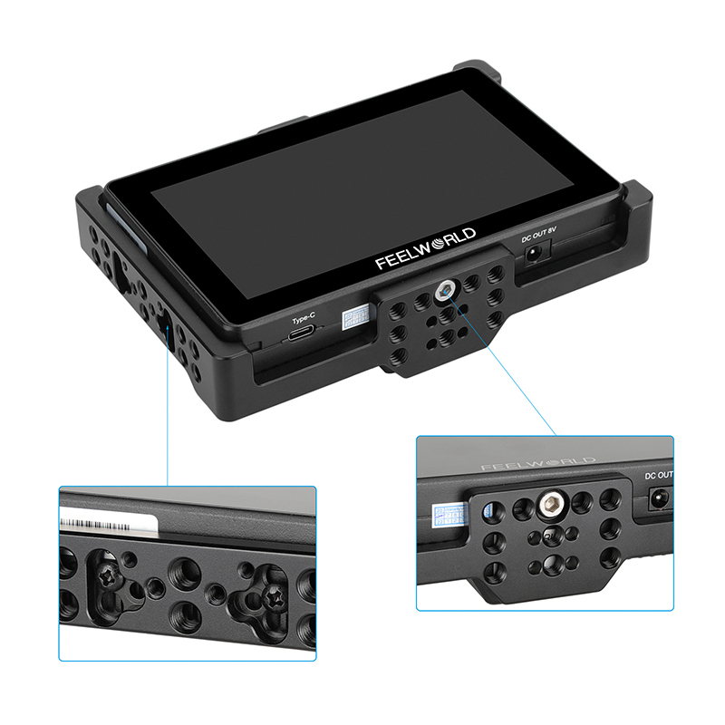 CAMVATE FeelWorld FT6 FR6 5.5 Inch Field Monitor Cage Rig Protective Armor Bracket (Exclusive Use)