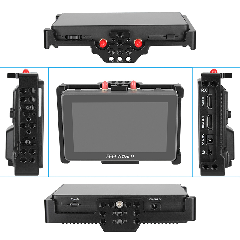 CAMVATE FeelWorld FT6 FR6 5.5 Inch Field Monitor Cage Rig Protective Armor Bracket (Exclusive Use)