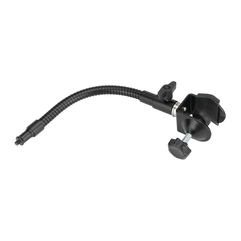 CAMVATE C Clamp Lock-grip Fixture + Flexible Metal Gooseneck Arm With 1/4"-20 Thread Screw For Camera Flashlight /Smartphone