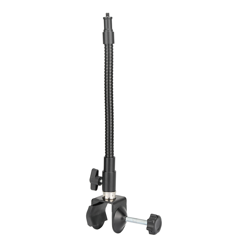 CAMVATE C Clamp Lock-grip Fixture + Flexible Metal Gooseneck Arm With 1/4"-20 Thread Screw For Camera Flashlight /Smartphone
