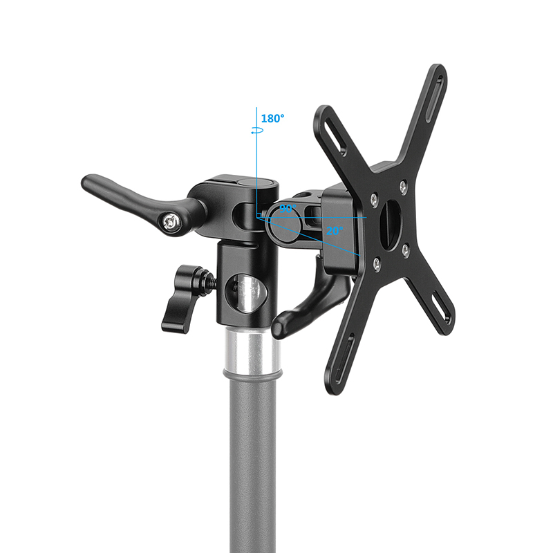 CAMVATE Adjustable Monitor Stand With Quick Release Dovetail Clip & VESA Mount 75×75 100×100 Fits 13 to 32 Inch LCD Screen