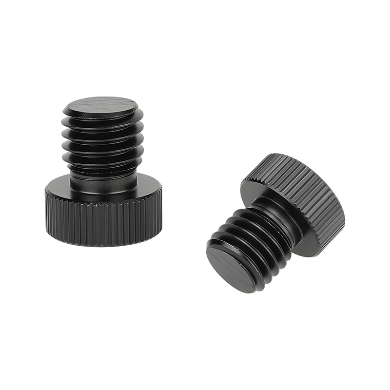 CAMVATE 15mm Rod Plug M12 Male To 1/4" Female Screw Adapter 2 Pieces