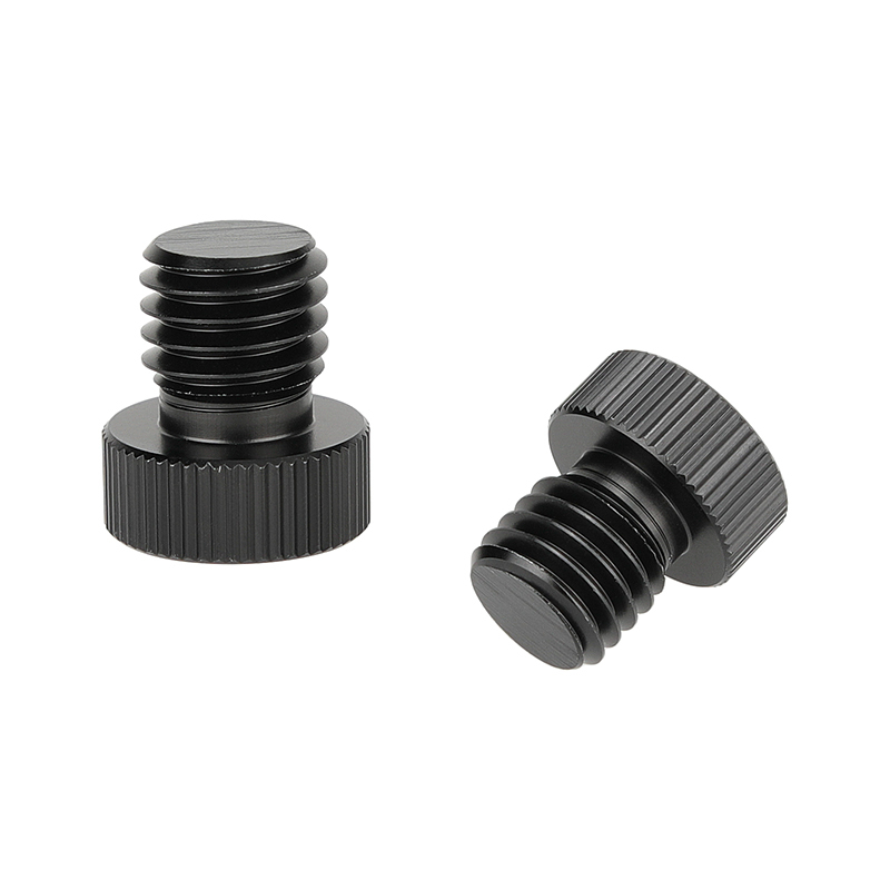 CAMVATE 15mm Rod Plug M12 Male To 1/4" Female Screw Adapter 2 Pieces