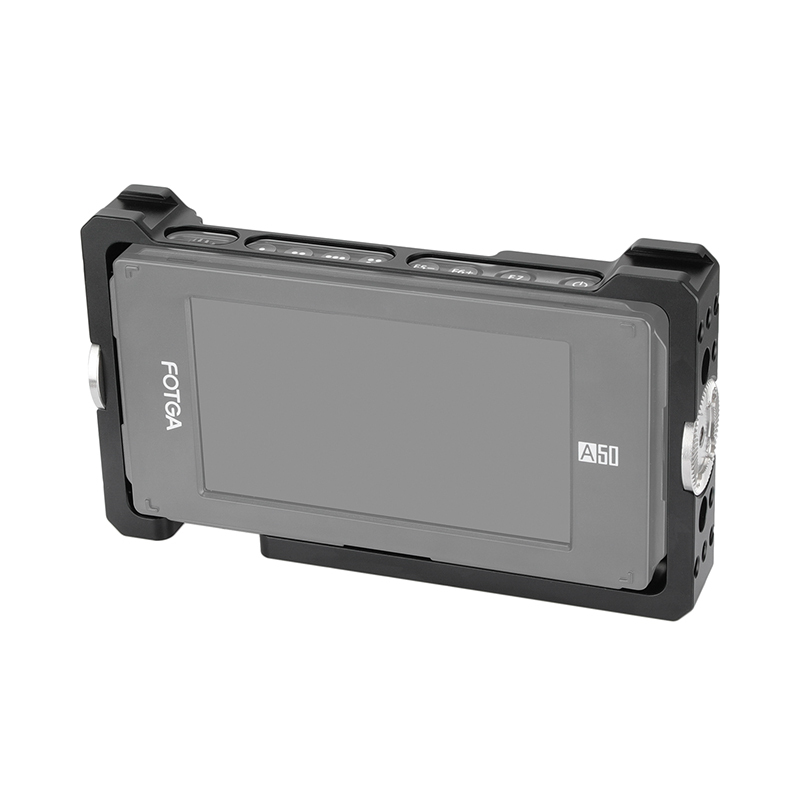 CAMVATE Fotga DP500IIIS A50 Series 5" / C50 Series 5" On-camera Field Monitor Protective Cage Kit (Exclusive Use) With Dual ARRI Rosette Mounts & Shoe