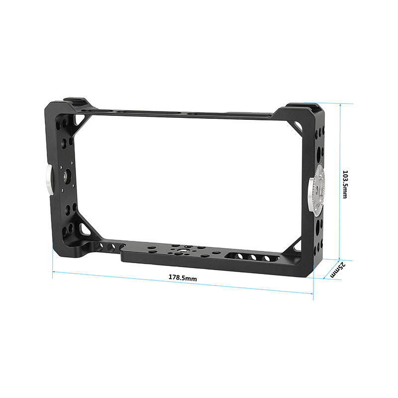 CAMVATE Fotga DP500IIIS A50 Series 5" / C50 Series 5" On-camera Field Monitor Protective Cage Kit (Exclusive Use) With Dual ARRI Rosette Mounts & Shoe