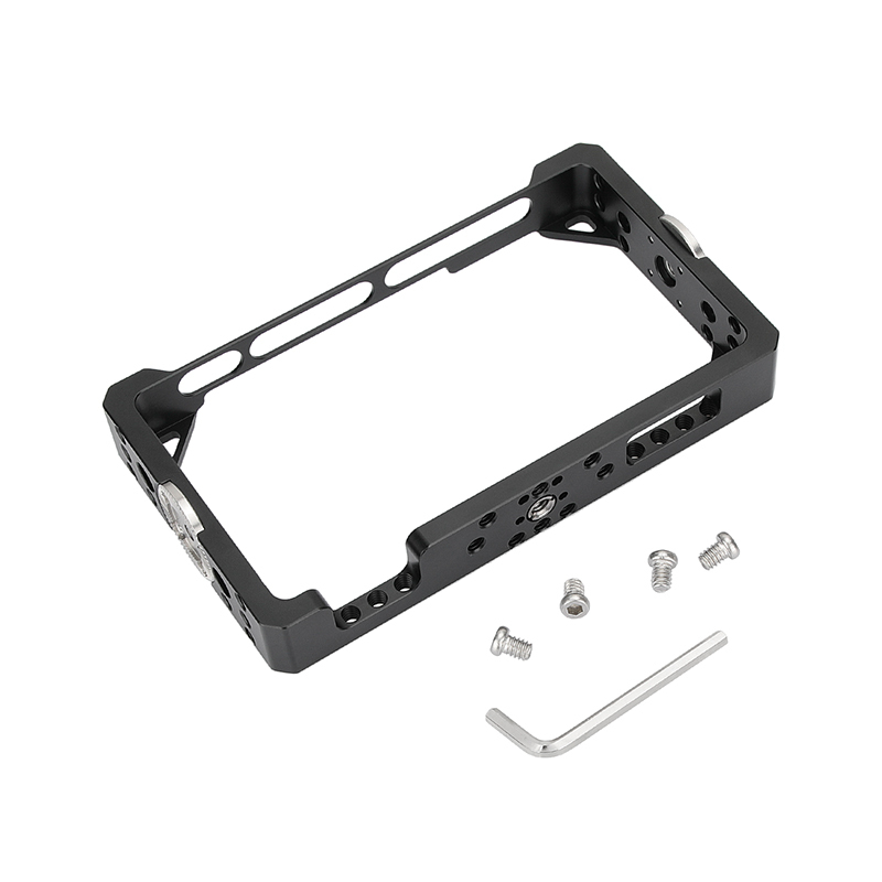 CAMVATE Fotga DP500IIIS A50 Series 5" / C50 Series 5" On-camera Field Monitor Protective Cage Kit (Exclusive Use) With Dual ARRI Rosette Mounts & Shoe