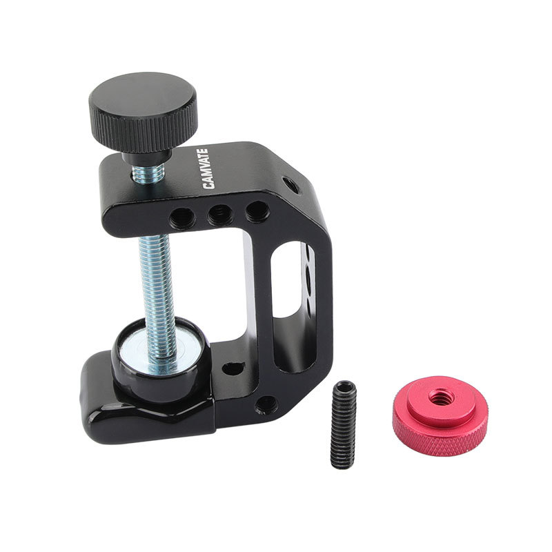 CAMVATE Universal C Clamp With 1/4"-20 Thread Screw Mount